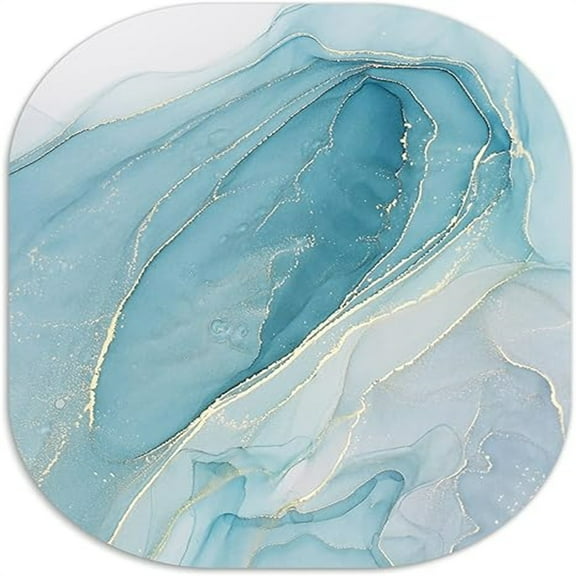 Mouse Pad, Mini Mousepad, Marble Mouse Pads, Mouse Pads for Desk Office Laptop Round Mouse Pad Computer Mouse Pad with Non-Slip Base Small Mousepad 6×7 inches.