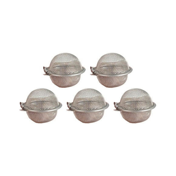 5 Pcs cage à Appâts en Acier Inoxydable Pêche Sans Effort pour Nourrir les Poissons