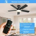 thumbnail image 3 of TX028C-S Ceiling Fan Remote Control Replacement for Hampton Bay Home Decorators Collection, 3-Speed Light Dimmer and Color-Changing, 4 Dip Switches Replacement for A25-TX028C-S (Remote Only), 3 of 8