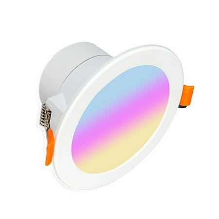 

Thinsont LED Downlight Spot Light Customization Voice Control Flexible 7W RGB Color Changing Lamp APP Setting Warm Cool light Work Home Type 2