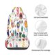 thumbnail image 4 of Fotbe Alpaca Flower Funda para Asiento de Auto con Estampado – Impermeable y Antisudor – Ajuste Universal, Lavable a Máquina, Antideslizante (1 Pieza), 4 of 5