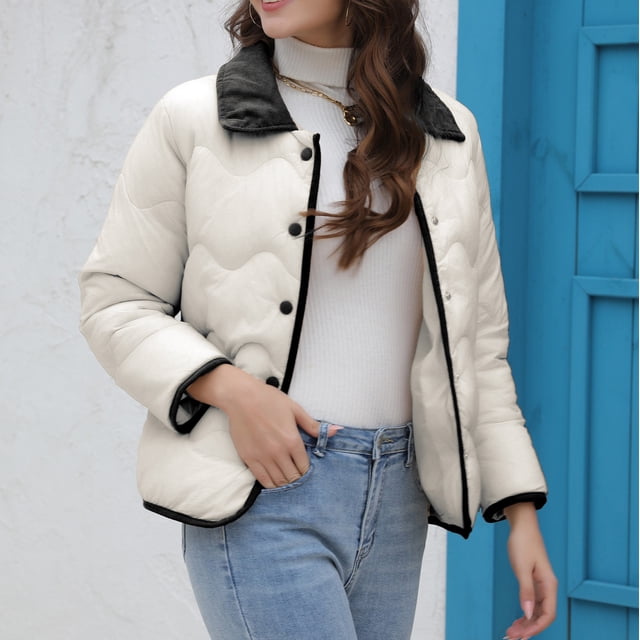 Chaquetas y abrigos casuales sin capucha de manga larga para mujer, ropa de invierno, abrigo cálido de talla grande, chaqueta de manga larga, abrigo para mujer