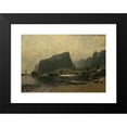 thumbnail image 2 of Adelsteen Normann 18x13 Black Modern Framed Museum Art Print Titled - North Norwegian Coastal Landscape, 2 of 5
