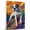 American Bulldog, variant on Greyhound Dog Stretched Canvas Size 8x12 Climbing Canvas – Cute Greyhound Canvas Wall Art of Puppy Playing Climbing, Perfect for Dog and Sports Fans