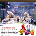 thumbnail image 2 of Mini pecera de decoración de Coral, adornos de arrecife de Coral artificiales multicolores para decoraciones de acuario, 6 uds., 2 of 5