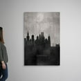 thumbnail image 2 of Great Big Canvas "Black and White Minimalist Chicago Skyline"  by Circle Art Group Light Gray Black and White   Wrapped Canvas Print Wall Artwork, 2 of 7