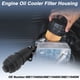 thumbnail image 2 of Carcasa de filtro de aceite de motor para Audi A4 2005-2008 V6 3.2L No.06E115405A enfriador de aceite de transmisión con junta de plástico 1 juego, 2 of 7