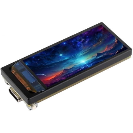 ESP32-S3 AMOLED Display Development Board, 1.91 Inch 240x536 Screen, Dual-Core Processor, Wi-Fi BLE, IMU Sensor, for IoT DIY Electronics Projects SKU-28872