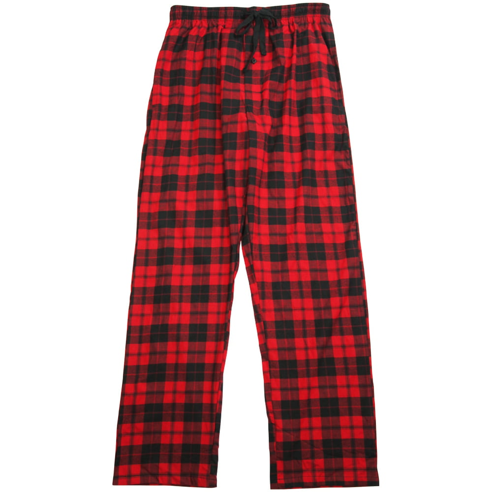 Hanes - Hanes Mens Plaid Woven Blend Lounge Pajama Sleep Pant 41517 ...