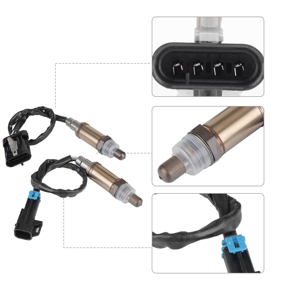 4pcs Oxygen Sensor Upstream /& Downstream O2 for 2000-02 Chevrolet Silverado 1500