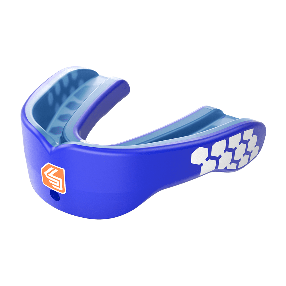 Royal Blue Shock Doctor 6100 Youth Gel Max Strapless Mouthguard 