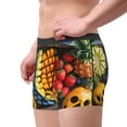 thumbnail image 2 of Honeii Halloween Fruit Platter Print Mens Boxer Briefs Breathable,Boxer Brief for Men, Moisture-Wicking Underwear-Small, 2 of 5
