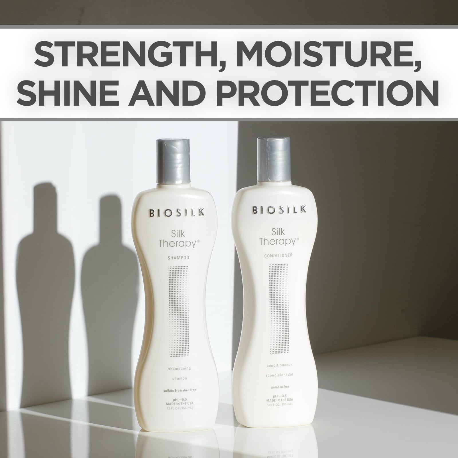 BioSilk - Brandclub - BIOSILK Silk Therapy Duo Set Shampoo and