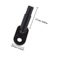 thumbnail image 2 of SKISUNO 2Pcs Bike Trailer Coupler Black Easy Install Trailer Hitch Connector for Bike Attachment, 2 of 8