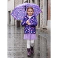 thumbnail image 4 of Lanbubble Toddler Girls Waterproof Jacket Fleece Lined Winter Coat Hooded Windbreaker Outerwear 2-6 Years, 4 of 8
