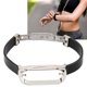 thumbnail image 1 of Correa De Cuero PU De Acero Inoxidable Con Funda Protectora, Accesorio De Repuesto Para Reloj Inteligente, Compatible Con Mi Band 7, Pro, NFC, 1 of 8