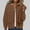 Coffee, variant on Black**Friday on Sale ChaoHeng Jackets for Women Women's Corduroy Hooded Jacket,Solid Color Zip Front Casual Long Sleeve Coat