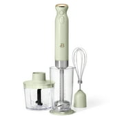 Beautiful Cordless Immersion Blender with Chopper, Whisk & Measuring Cup, Sage Green by Drew Barrymore