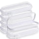 thumbnail image 1 of Bolsas para lápices Sanwuta, bolsa de maquillaje de plástico duro con cierre, 6 unidades, 1 of 6