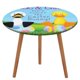 thumbnail image 1 of Pato y Ganso-theme Fitted Round Tablecloths Elastic Edged Table Covers Waterproof Table Cloth for Kitchen Holiday Party Tables Decor 150cm, 1 of 6