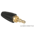thumbnail image 2 of 3X Universal Pressure Washer Turbo Nozzle for High Pressure Outlet Fitting Rotary 3.0 Orifice 1/4 Inch, 2 of 6
