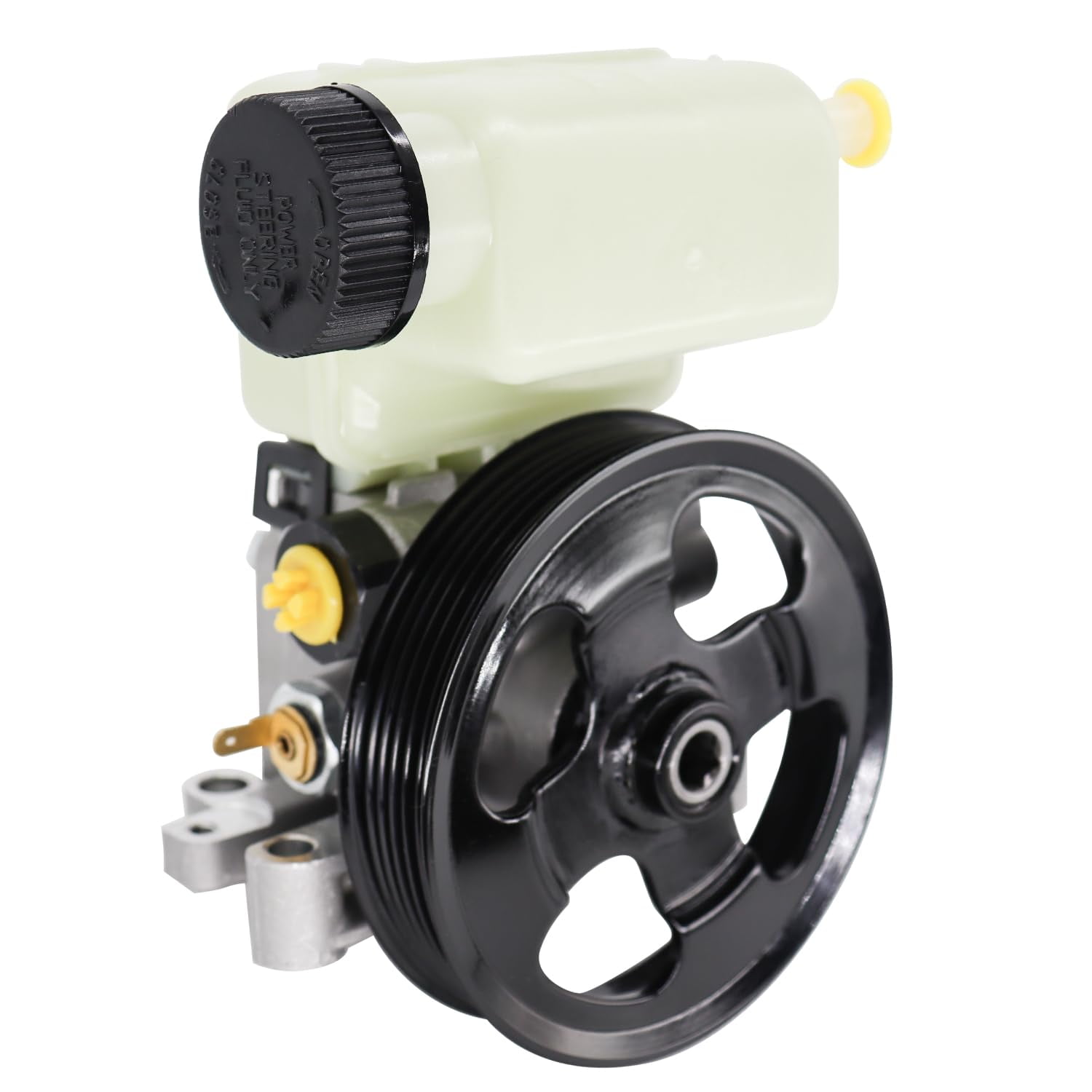 Detroit Axle - Power Steering Pump for 07-12 Mazda CX-7, Power Steering Pump with Pulley & Reservoir 2007 2008 2009 2010 2011 2012 Replacement