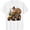 White, variant on Turkey Riding Tractor Boys Kids Happy Thanksgiving Day T-Shirt,Top Tees,Black