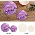thumbnail image 6 of SKYSONIC Abstract Luxury Lavender Pot Holders Trivets, 2 Pcs Heat Resistant Trivets,Liquid Watercolor Cotton Thread Weave Mats for Hot Pads Pans Pot Bowl Teapot for Kitchen Decor, 6 of 7