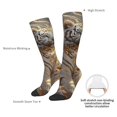 thumbnail image 4 of Fotbe Golden White Tiger Calcetas Divertidas Estampadas para Hombre y Mujer, Calcetas de Algodón hasta la Rodilla para Caminar, Correr, Enfermería y Embarazo, 4 of 6