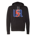 thumbnail image 2 of USA Unisex Hoodie, Patriotic Sweatshirts, 4th of July Sweater - Black MH200HOODPATRIOT S12 S, 2 of 3