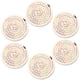 thumbnail image 1 of Matsuzay 6 uds manteles individuales resistentes a las manchas antideslizante taza cojín hecho a mano aislamiento trenzado posavasos Mostrada Colorido Blanco, 1 of 6