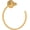 English Gold, variant on Perrin And Rowe U.6135 Deco 7" Wall Mounted Towel Ring - Brass