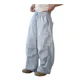 thumbnail image 5 of Pantalones resistentes a mosquitos para niñas, novedad de verano, estilo Dopaamine, Color, Nudo de mariposa, pantalones ligeros paracaidista, pantalones largos finos, 5 of 5