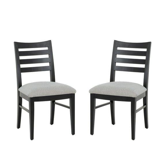 Flynn Side Chair Black Set of 2