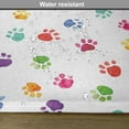 thumbnail image 6 of Ambesonne Colorful Place Mats Set of 4, Animal Footprints, Standard Size, Multicolor, 6 of 6