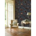thumbnail image 3 of Papel tapiz LaiTique Baroque Rose Floral Bronce 45x300 cm, 3 of 9