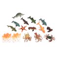 thumbnail image 2 of Modelo de juguete animal ANGGREK conjunto de 12 piezas de animales marinos de Plástico, 2 of 8