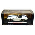 thumbnail image 3 of 1965 Shelby Cobra 427 S/C Convertible, White w/ Blue Stripes - Shelby  SC115 - 1/18 Scale Diecast Model Toy Car, 3 of 5