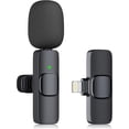 thumbnail image 5 of Micrófono de solapa inalámbrico profesional para iPhone iPad, Plug-Play 2.4G Ultra-Low Delay-Built-in Noise Reduction Chip-Lapel Microphone para grabación de video,, 5 of 5