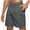 Dark Gray, variant on Men's Cargo Loose Drawstring Shorts Outdoor Hiking Combat Workout Gym Shorts Multi Pockets Athletic Shorts
