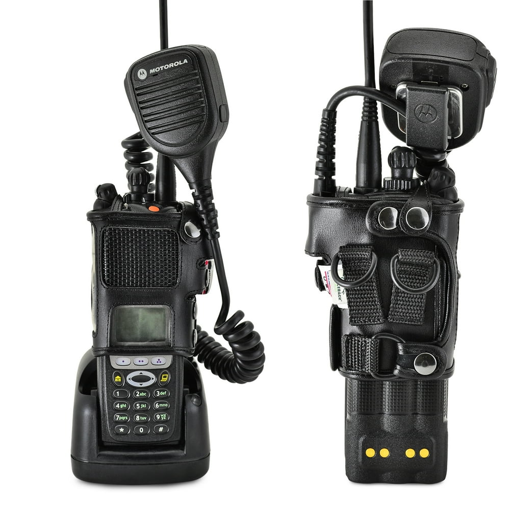 Motorola XTS5000 2 Way Radio Holder D Rings fits in Charger Black