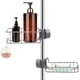 thumbnail image 1 of Set Of 2 Less Steel Er Shelf Without Ing, Less Steel Telescopic Bath Shelf, H Er Bar, Er, 1 of 3