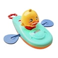thumbnail image 3 of Juguete De Kayak De Pato Juguete De Kayak De Pato Bonito pato de dibujos animados, barco, cable, baño, natación, pato para regalo de niños (azul), 3 of 6