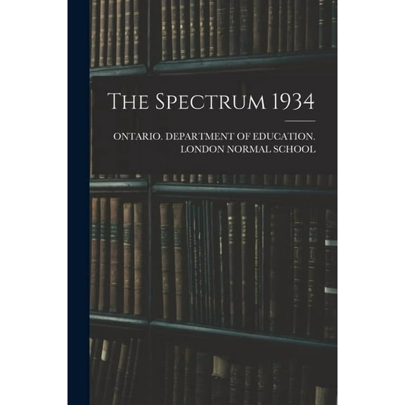 The Spectrum 1934, (Paperback)