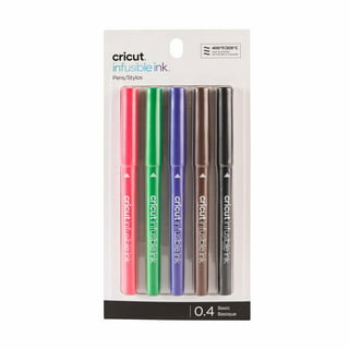 Cricut Joy Porous Point Pens, Stick, Fine 0.4 mm, Assorted Ink, White Barrel, 30/Pack