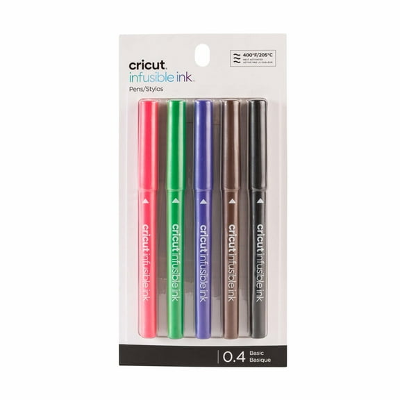 Cricut® Infusible Ink™ Pens 0.4, Basics (5 ct), Fine Point
