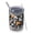 Colorful Mushroom Mixed, variant on 12oz Tumblers Red Mushroom Skull Black Pattern Vacuum Insulated Stainless Steel Travel Tumbler Cups Mug with Lid and Straw for Beer,Coffee,Beverages with Cleaning Brush for Cold & Hot Drinks