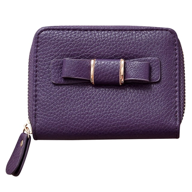 Coofit Mini Portefeuille Mode Mignon Nœud Papillon Porte-Monnaie Porte-Cartes pour Femmes