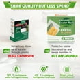 thumbnail image 4 of BoxLegend 3 Rolls 11''x50'Vacuum Sealer Rolls, Food Vacuum Bags,Vacuum Seal Bags for Food,Clear, 4 of 8