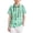 #A05-Light Green, variant on Abcomgle Boys Polo Shirt Size 7 Short Sleeve Pique Polo Shirt Button Closure Striped School Uniform Shirts Formal Collared Golf Shirts for Kid